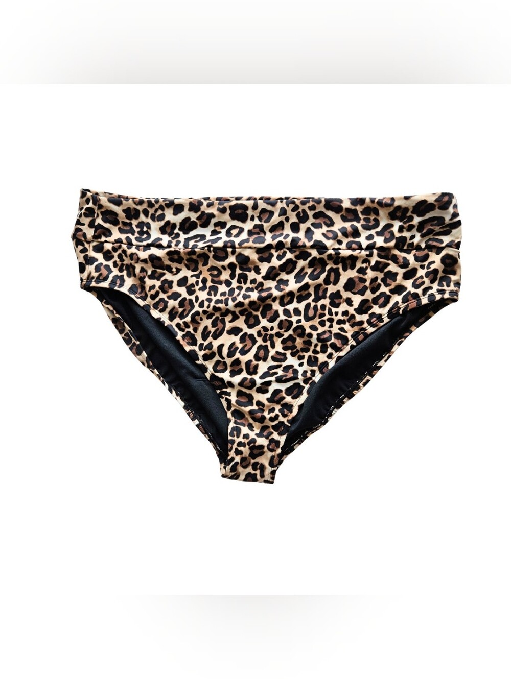 NWOT Women's Plus Size XXL Leopard Print Swim Bottom